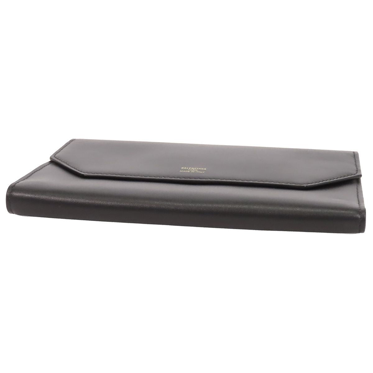 Balenciaga Envelope Slim Wallet Black Leather — view 3