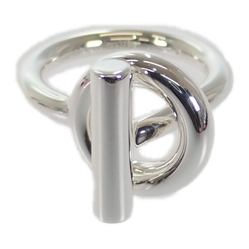 Hermes Echape MM Ring Chaine D'ancre B 00051 AG 925 Silver 51