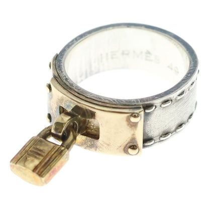 Hermes Kelly Ring Silver Gold 49