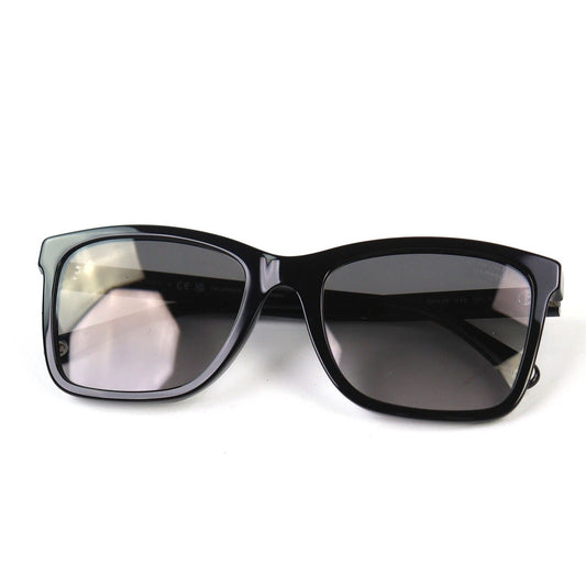 Chanel Rectangle Shape Sunglasses CC Logo Eyewear Black 56 20