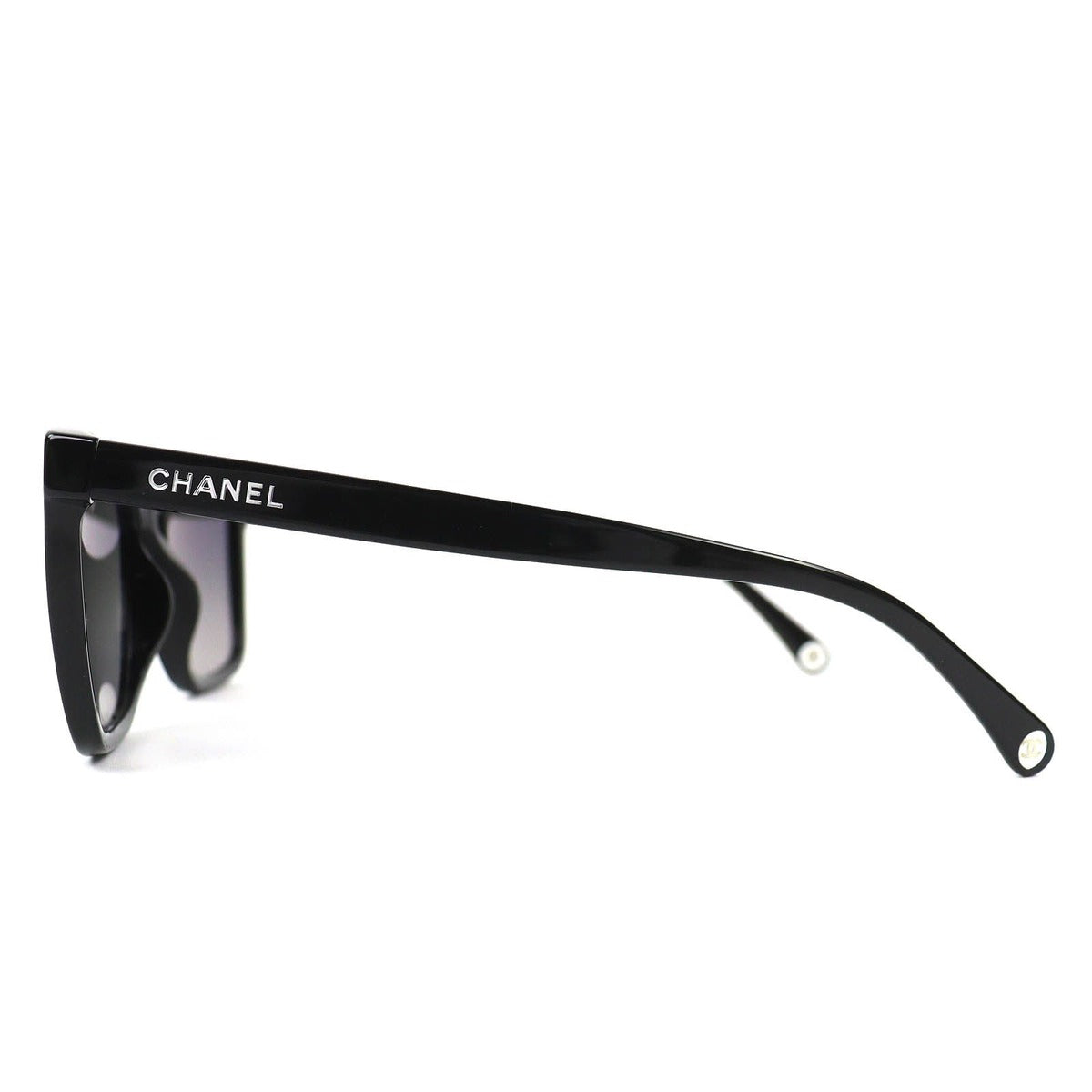 Chanel Rectangle Shape Sunglasses CC Logo Eyewear Black 56 20 — view 4
