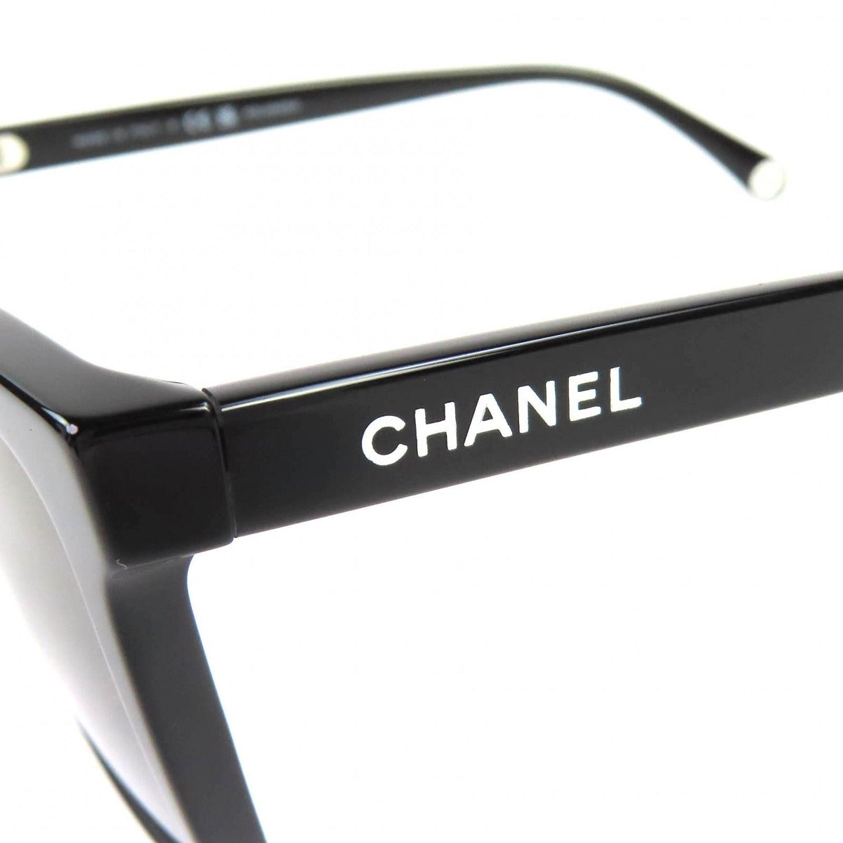 Chanel Rectangle Shape Sunglasses CC Logo Eyewear Black 56 20 — view 8