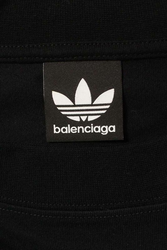 Balenciaga X Adidas 23SS 728789 Tnva6 Three Line Damaged Oversized Long Sleeve