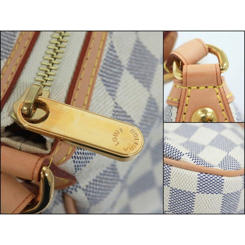 Louis Vuitton Syracuse MM Shoulder Bag Damier Azur — view 6