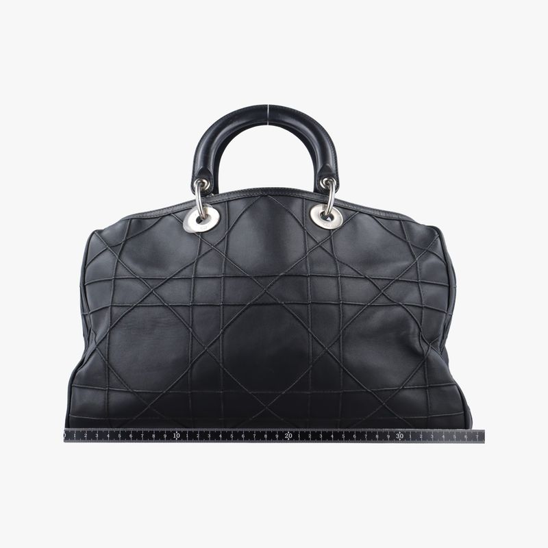 Christian Diorchristian Dior Granville Black Lamb Skin 17-bo-0171