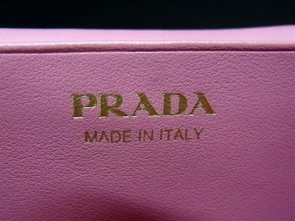 Prada Leather Card Case Card Holder Business Card Holder Women's