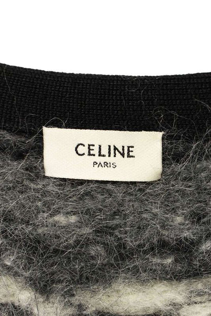 Celine 19AW 2a122383d Alpaca Wool Cardigan Men's XS