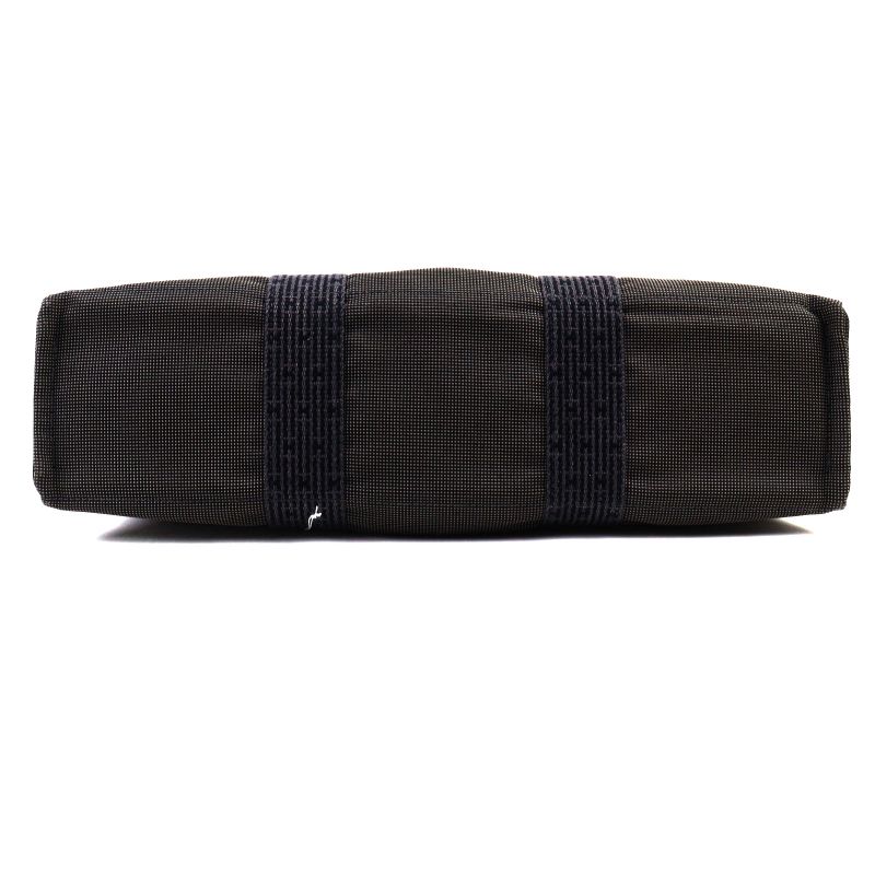 Hermes Yale Line MM Silver Hardware Canvas Tote Bag With H Logo Serie Button