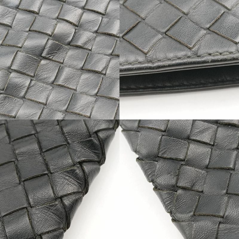 Bottega Veneta Intrecciato Black Lambskin B05020263k