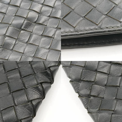 Bottega Veneta Intrecciato Black Lambskin B05020263k