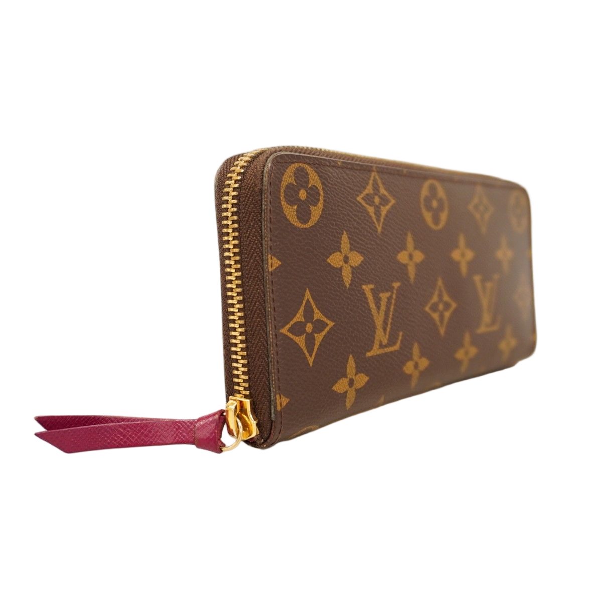 Louis Vuitton Wallet Monogram Portefeuille Clemence Fuchsia — view 2