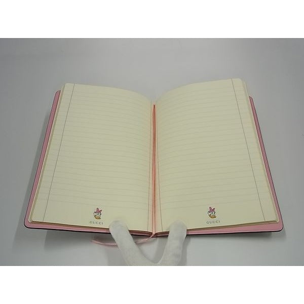 Gucci Disney Collaboration Daisy GG Pattern Notebook Notepad Stationery — view 5