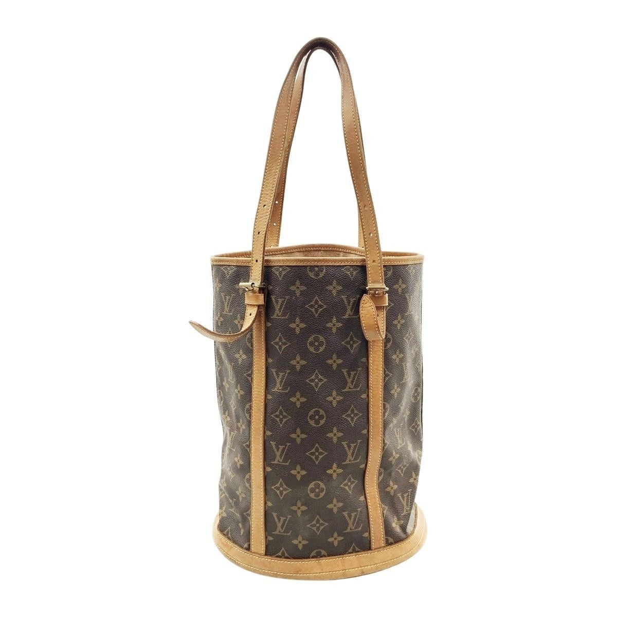 Louis Vuitton Monogram Bucket GM Shoulder Bag Brown
