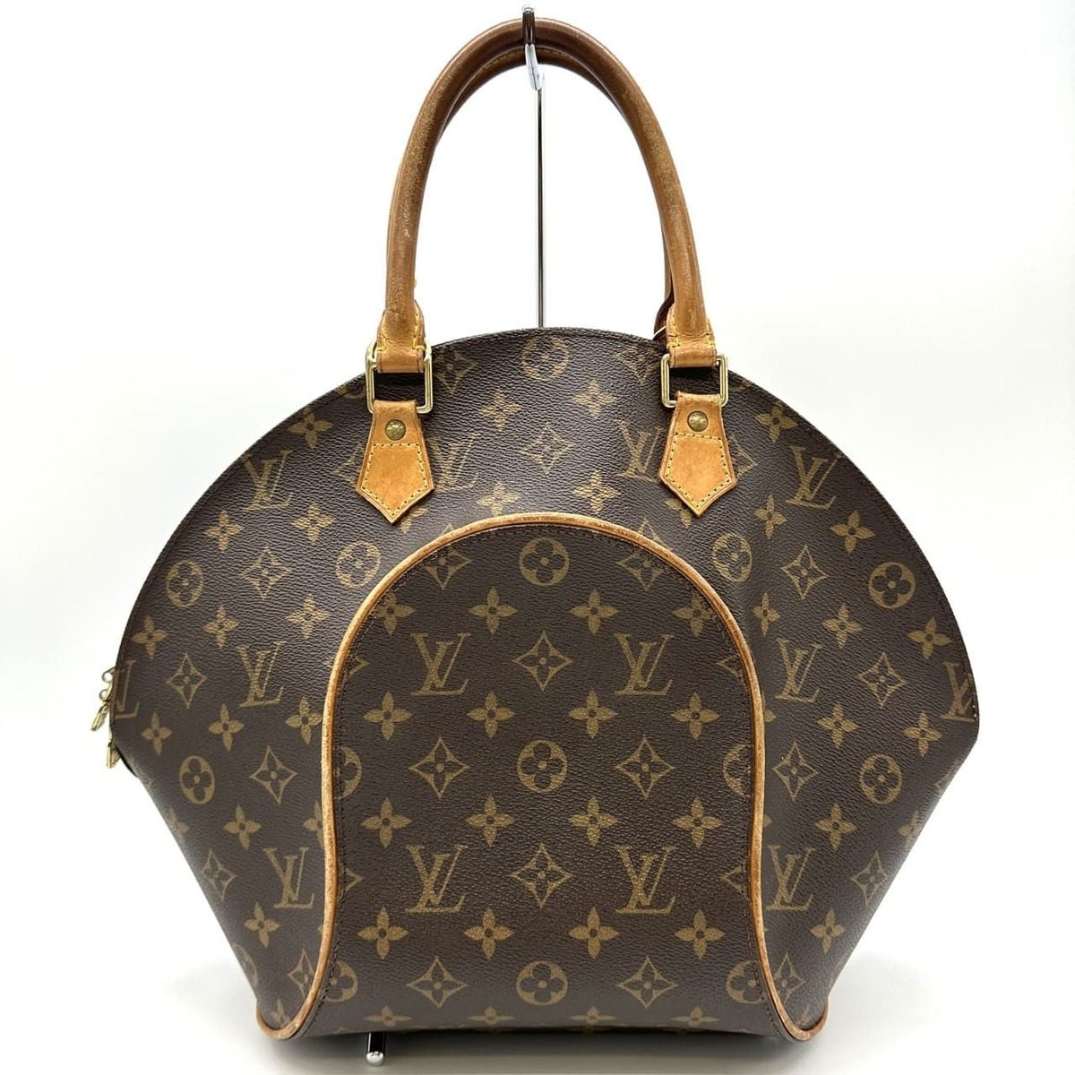 Louis Vuitton Ellipse PM Handbag Monogram Brown Vintage
