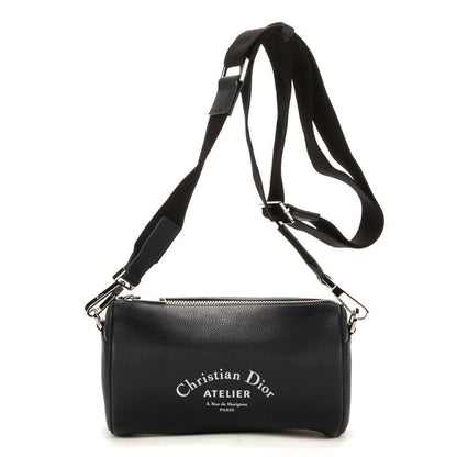 Dior Atelier Roller Navy Blue Cowhide Silver AA