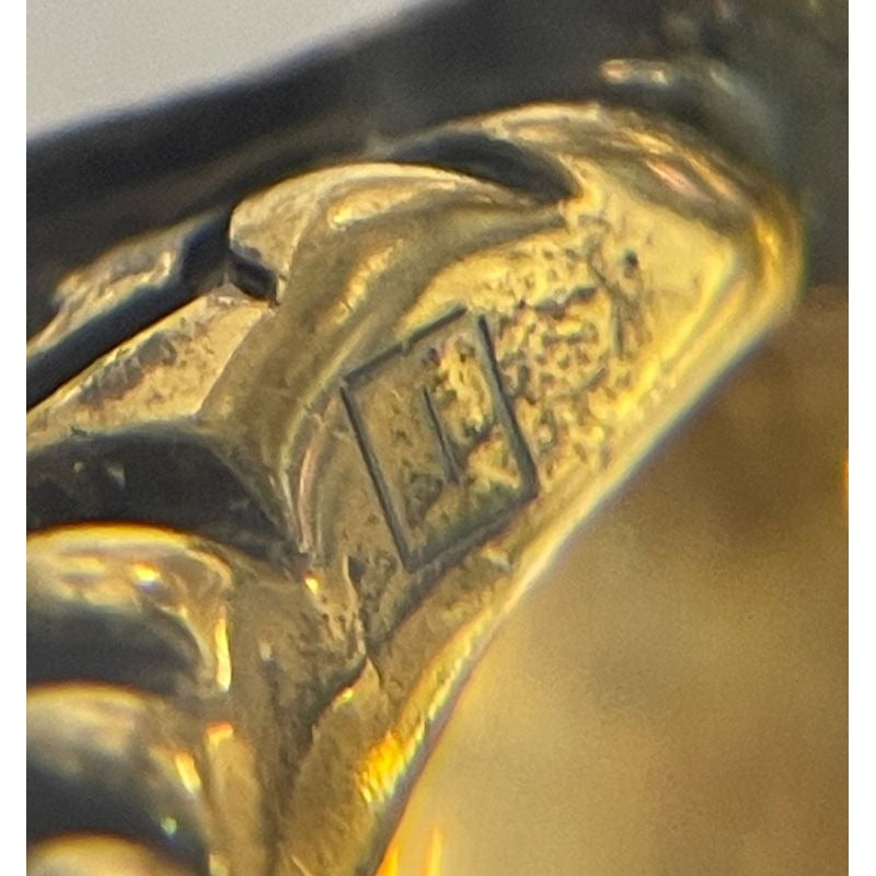 Gucci Flower Double Finger Cocktail Ring L Enamel — view 12