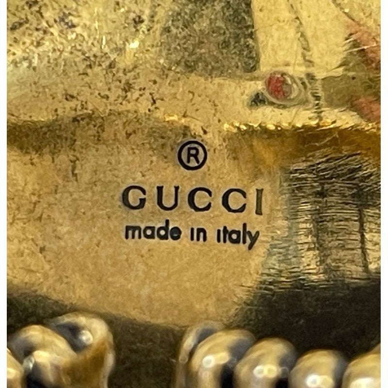 Gucci Flower Double Finger Cocktail Ring L Enamel — view 10