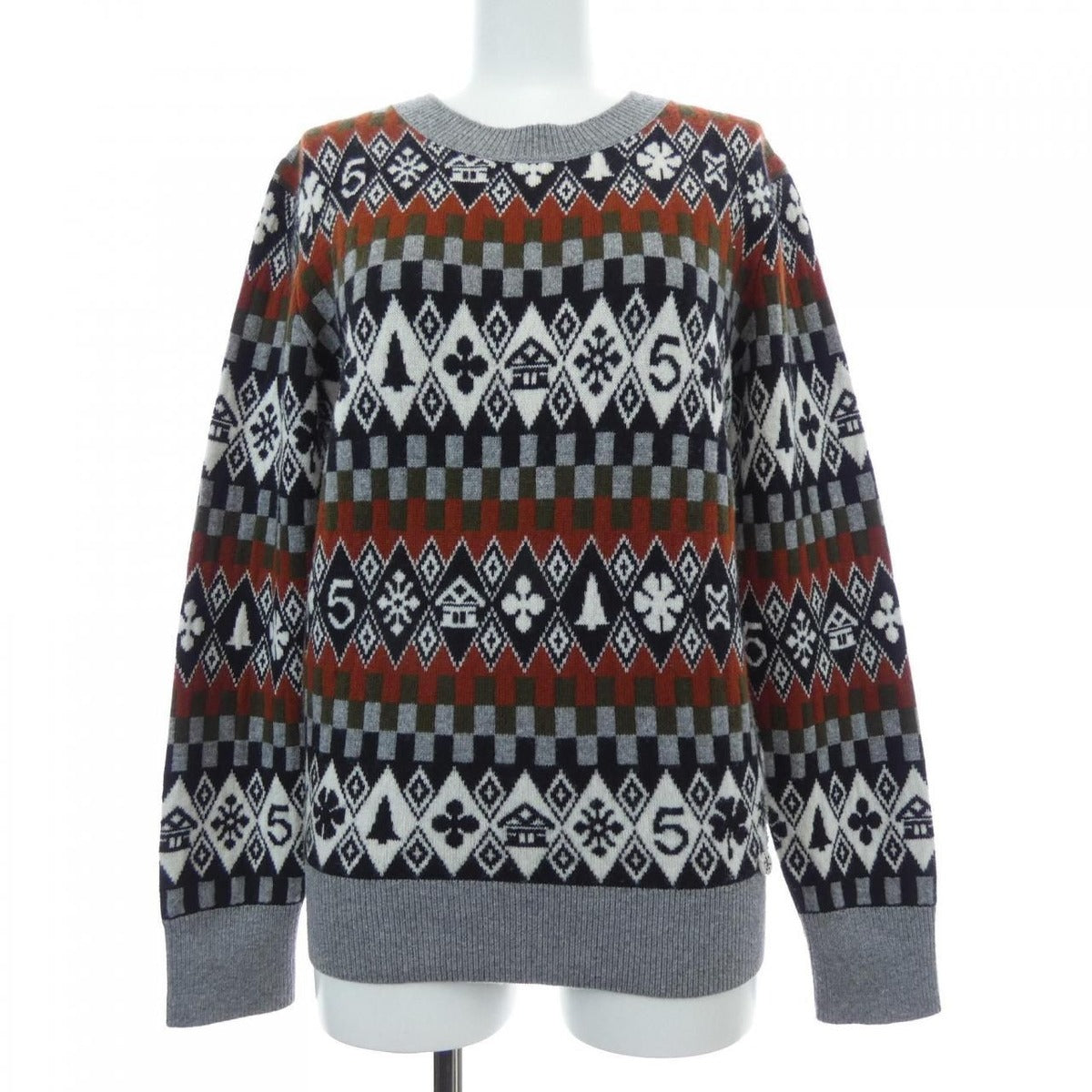 Chanel Knit Top Cashmere Gray