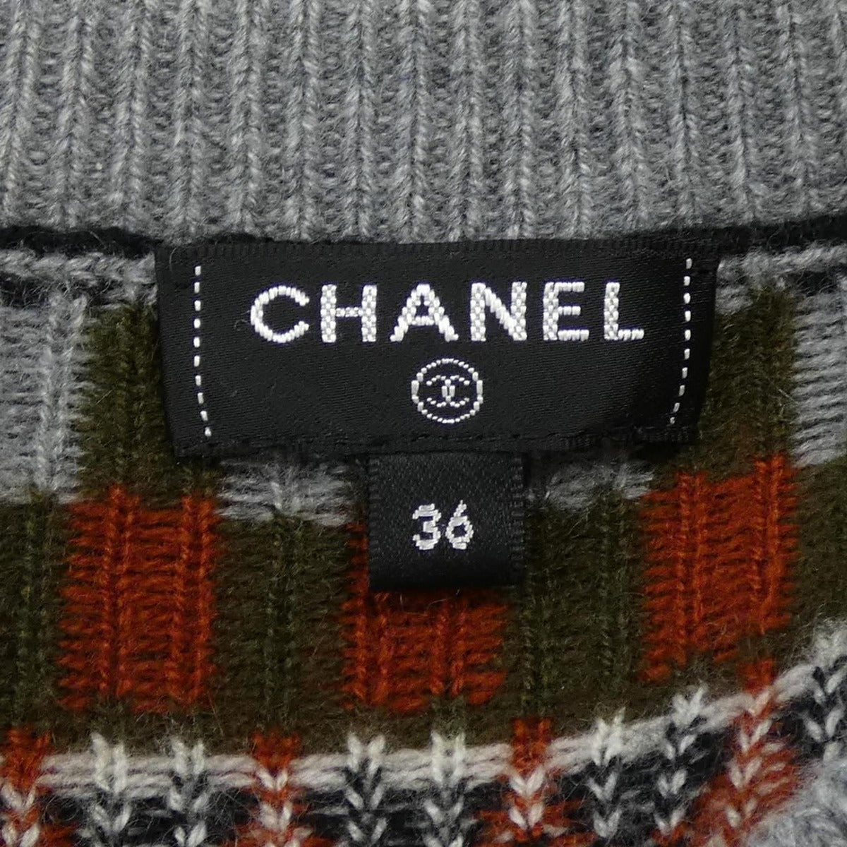 Chanel Knit Top Cashmere Gray — view 5