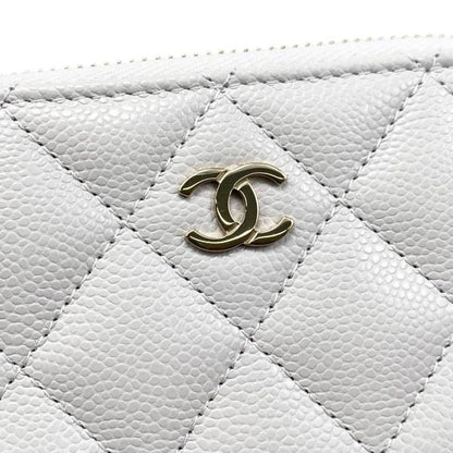 Chanel Card Case Coin Case Coin Purse Ap0221 Matelasse Caviar Skin Coco Mark