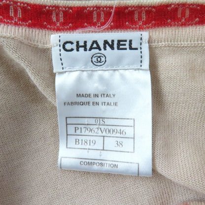 CHANEL Vintage 01S P17962 100% Cashmere Coco Mark Cardigan + Sleeveless Knit