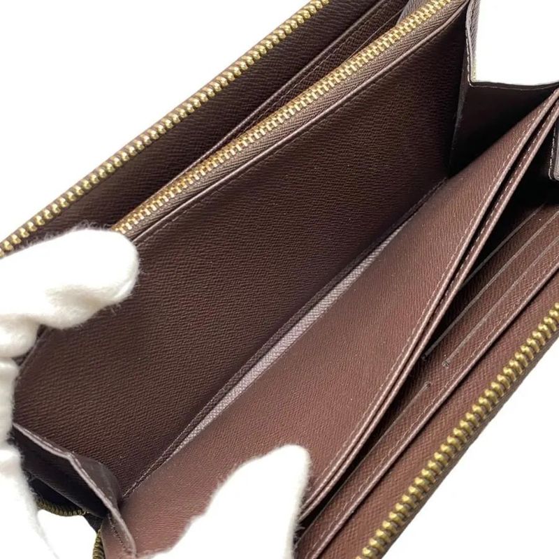Louis Vuitton Long Wallet Zippy Wallet N41661 Damier Ebène Louis Vuitton