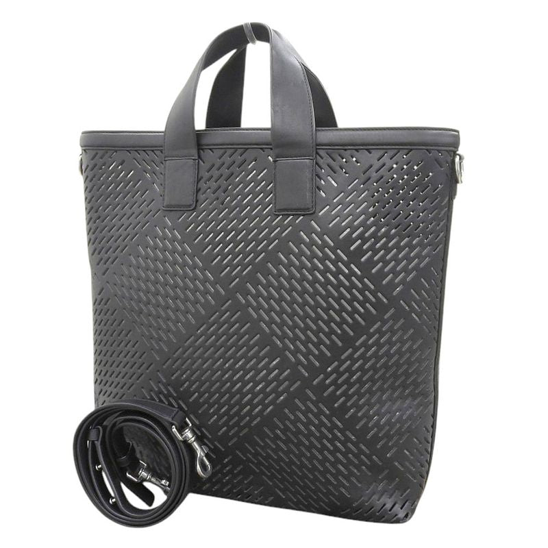 Bottega Venetaveneta Current Tag Box Calf Leather Cutwork 2way Shoulder