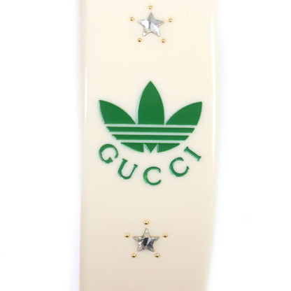 Gucci Adidas 702950 Catsuit With Logo Hair Accessory Cream With Box And