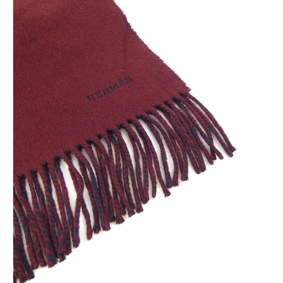 Hermes Scarf Cashmere Red — view 2