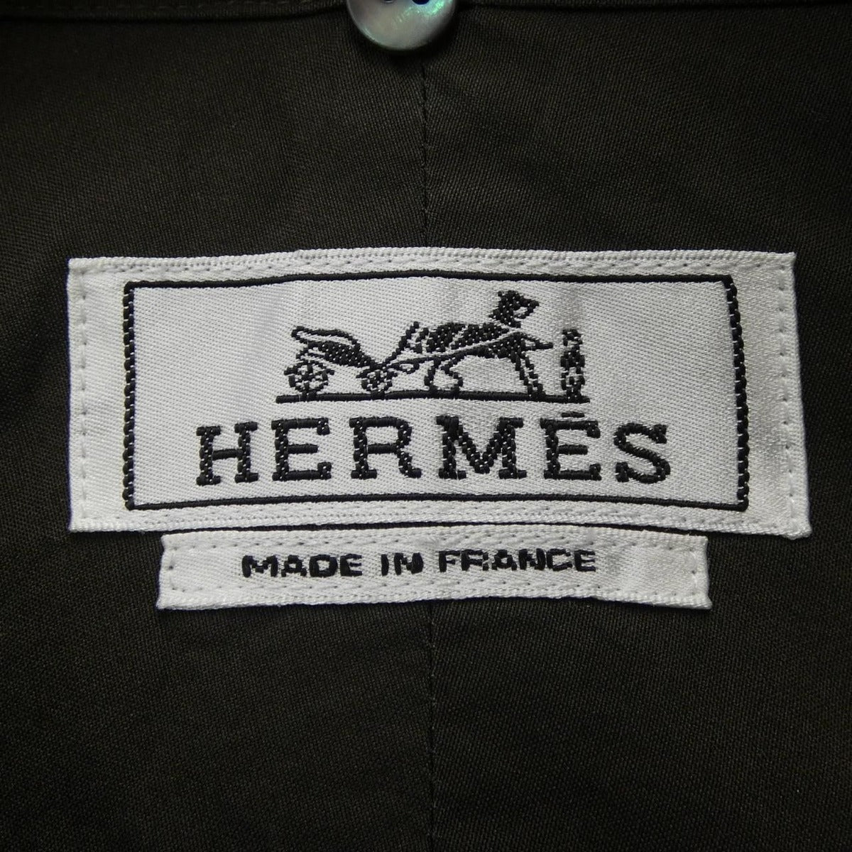 Hermes Shirt Khaki 39 — view 4