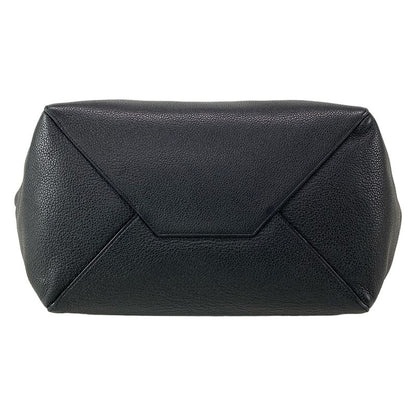 Celine Tote Bag Cabas Phantom Small With Belt Black Leather