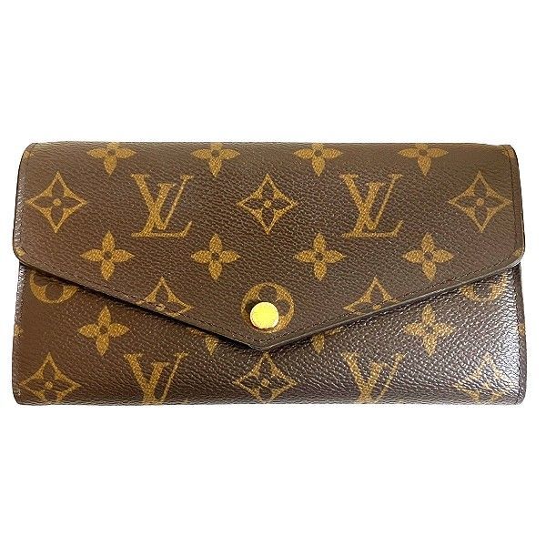Louis Vuitton Monogram Portefeuille Sarah M62234 Long Wallet Women