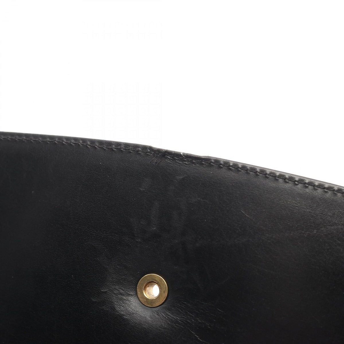 Celine Shoulder Bag Black Leather Carriage — view 10