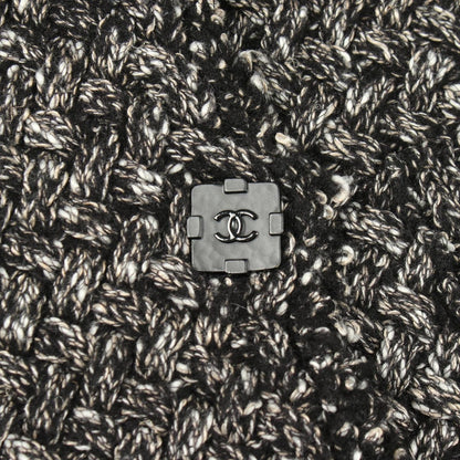 Chanel CC Logo Button Cashmere Wool Coat — view 7