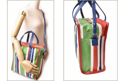 Balenciaga Handbag Shoulder Bag Balenciaga Bazar Shopper S 443096 Green Multi