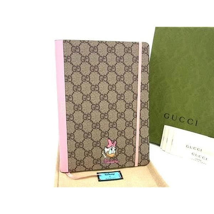 Gucci Disney Collaboration Daisy GG Pattern Notebook Notepad Stationery