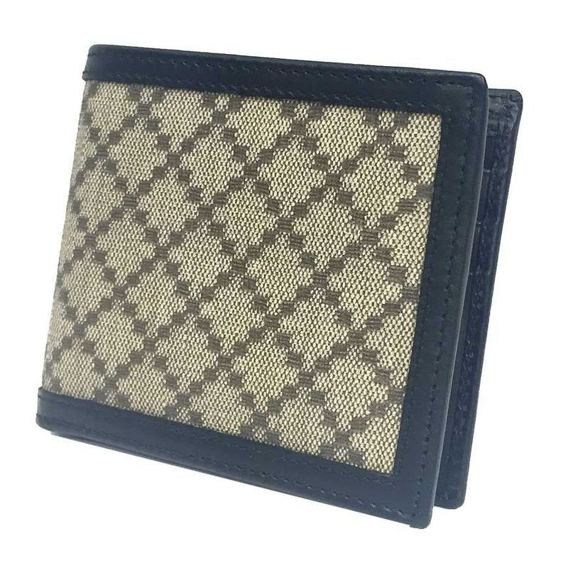 Gucci Diamante Bifold Wallet Compact Folding Billfold