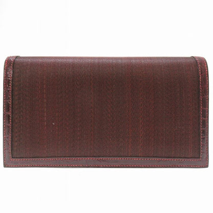 Hermes Polosus Crinolan Bordeaux Gold Hardware 00N Engraved Vintage Clutch Bag