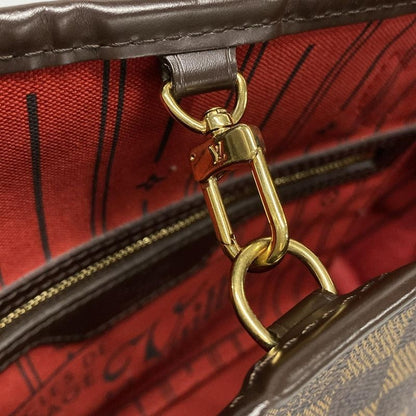 Louis Vuitton Damier Neverfull PM N51109 Ebène Tote Bag