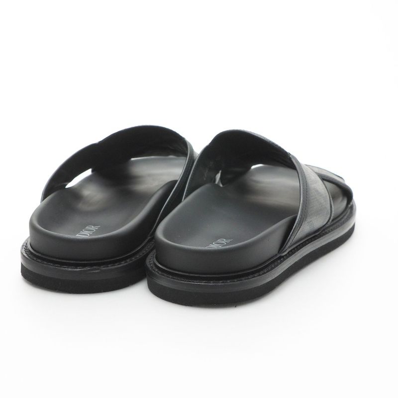 DIOR Homme Dior Homme Sandals Size 42 Oblique Logo Slides Shower Sandals