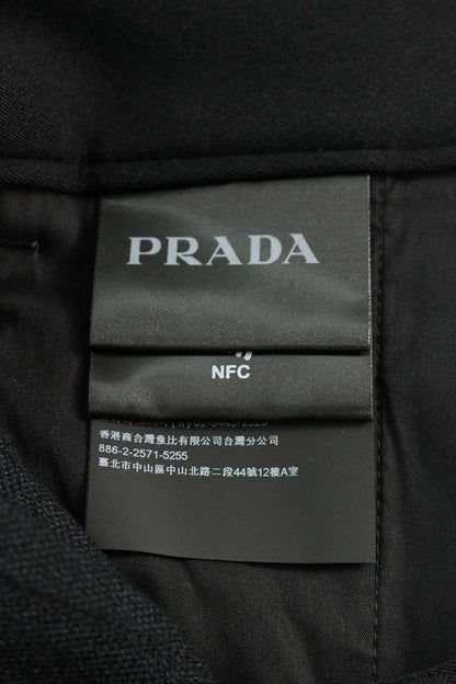 Prada 23AW Sph311 Technical Gabardine Long Pants Men 48