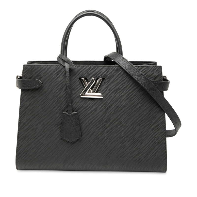 Louis Vuitton Epi Twist Tote Shoulder Bag 2-Way Noir Black