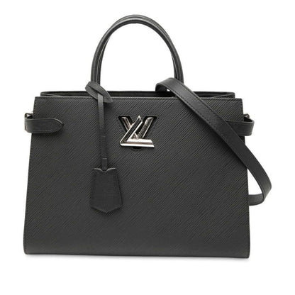 Louis Vuitton Epi Twist Tote Shoulder Bag 2-Way Noir Black