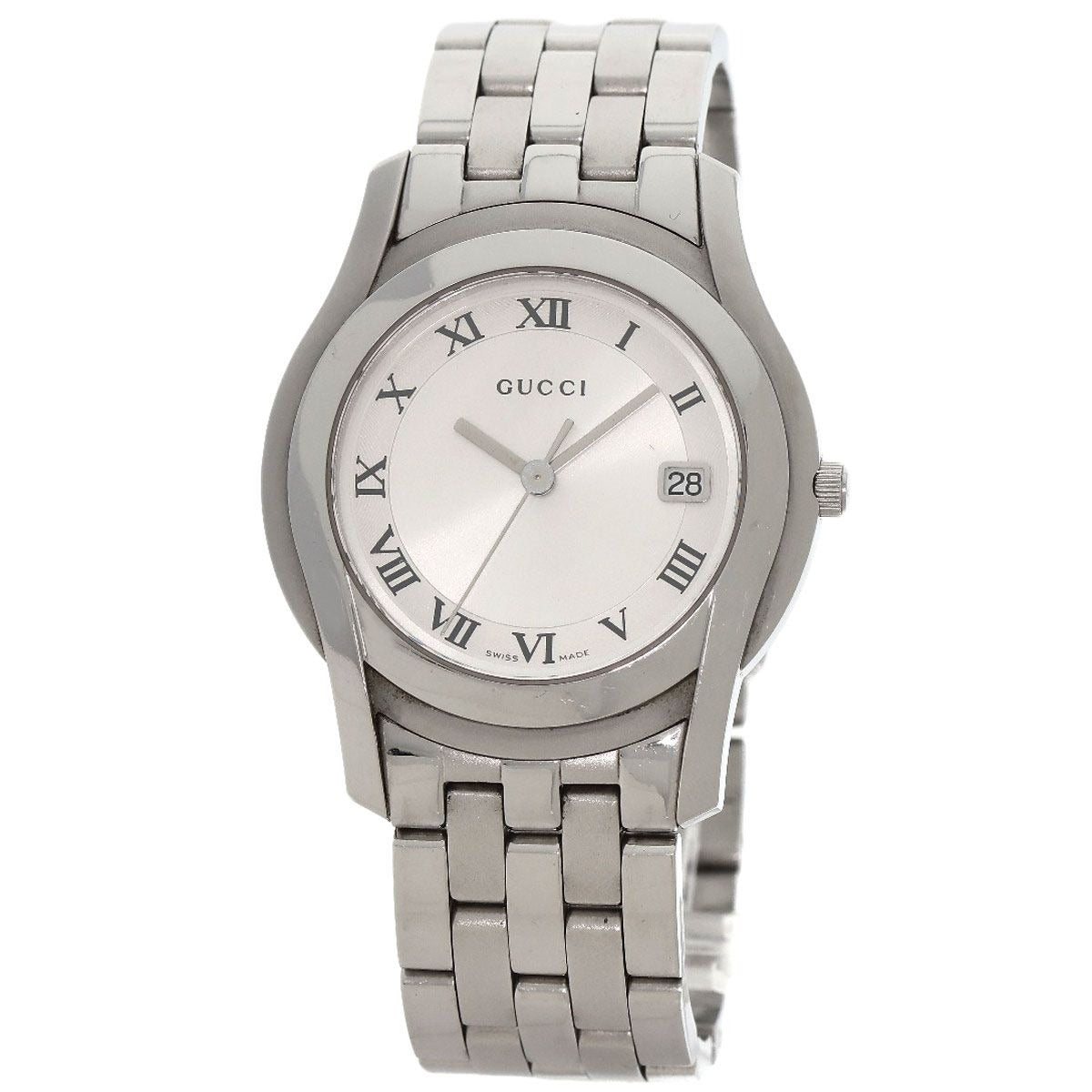 Gucci Round Face Watch SS
