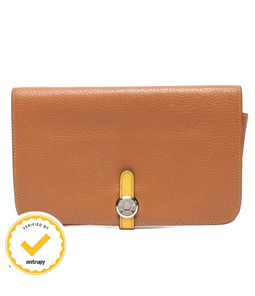 Hermes Wallet Silver Bicolor Dogon GM