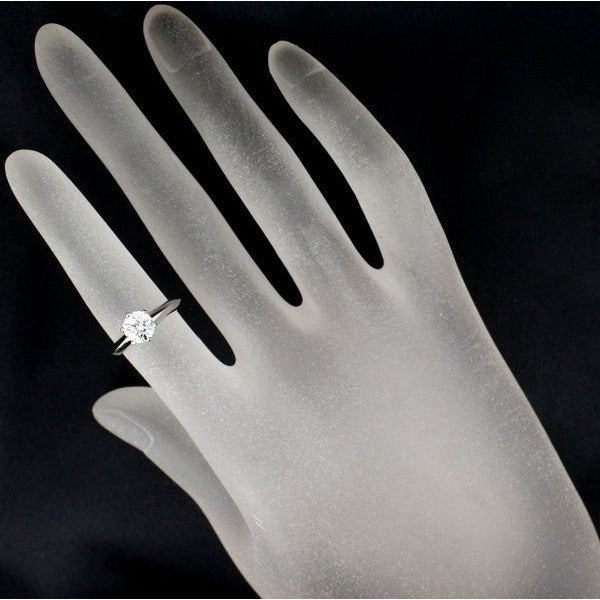 Tiffany & Co Solitaire 072 CT Diamond Ring F-Vs2 Pt950 — view 6