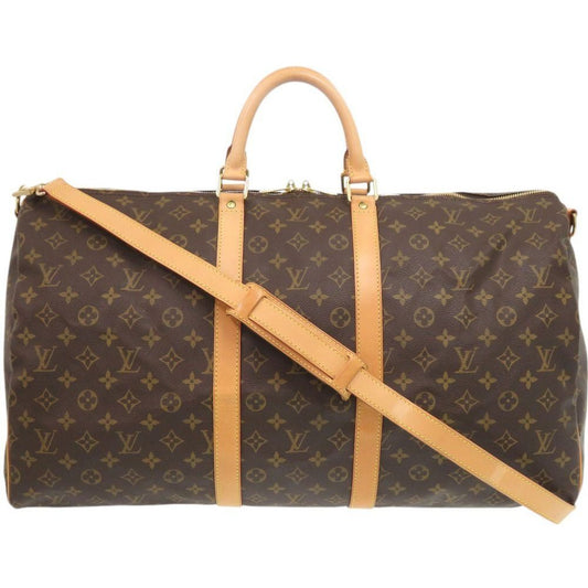 Louis Vuitton Keepall Bandouliere 55 Monogram Boston Bag