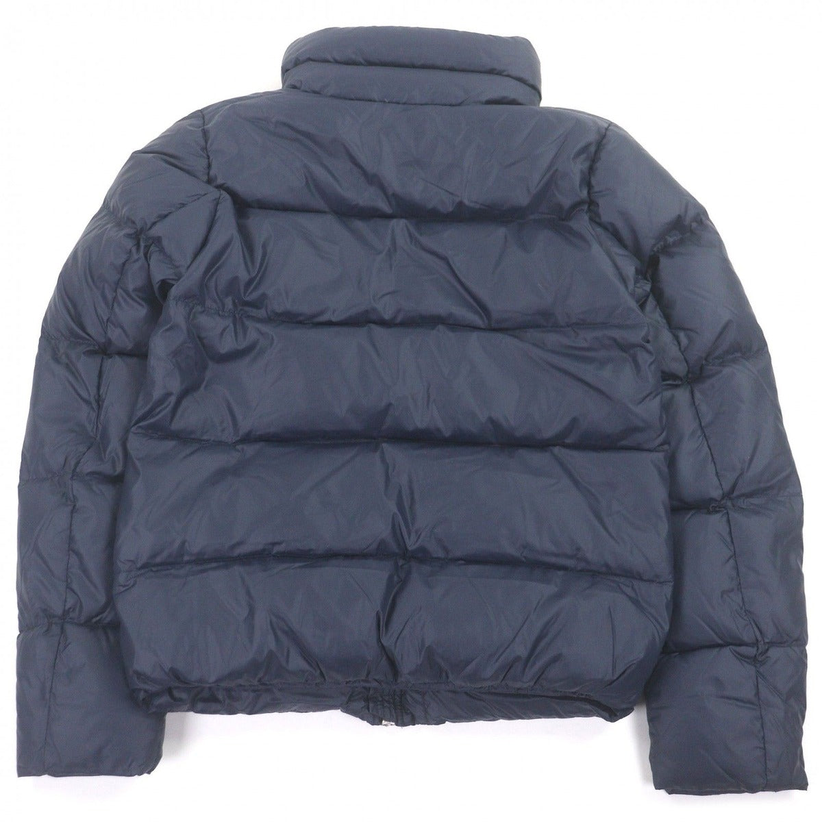 Bvlgari Pyrenex Basile Logo Patch Stand Collar Down Jacket Navy XS Made — view 4