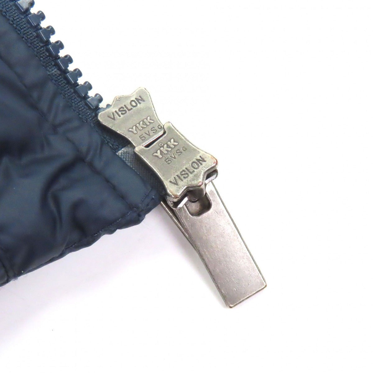 Bvlgari Pyrenex Basile Logo Patch Stand Collar Down Jacket Navy XS Made — view 5