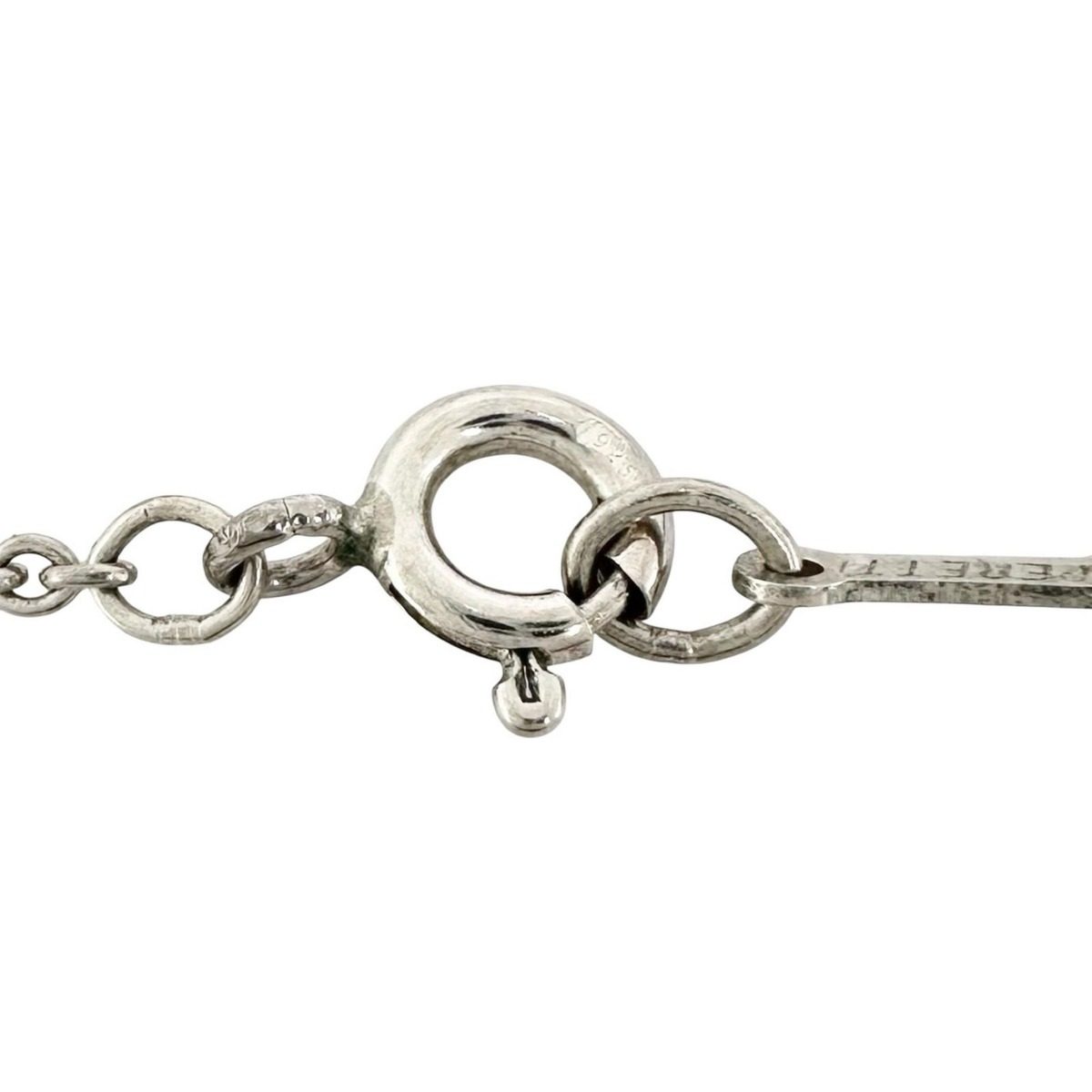 Tiffany & Co Necklace Open Heart Silver Elsa Peretti — view 6